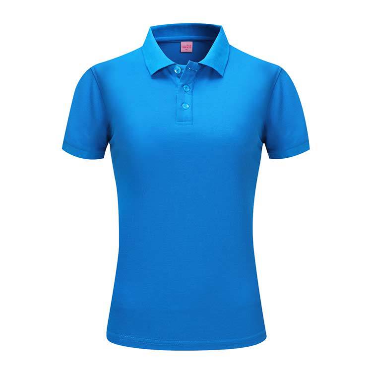 Polo À Rétention De Forme Femme Bleu Roi   | Polos Hauts Femme